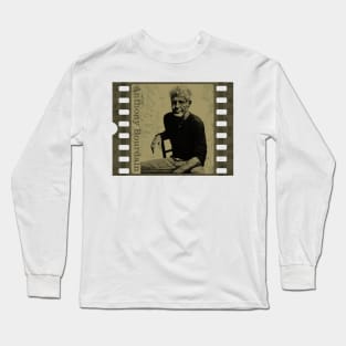 Bourdain-Vintage Film Strip Concept Long Sleeve T-Shirt